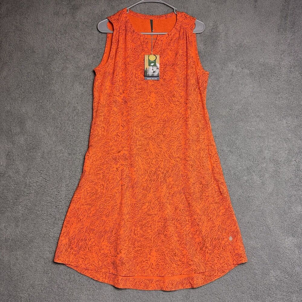 Royal Robbins Tank Dress Womens S Camping Outdoor Travel  Orange New UPF 50